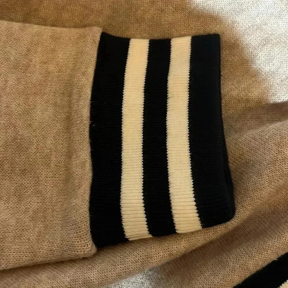 Paisley & Gray beige and navy weekender sweater slim fit XL - Picture 10 of 11